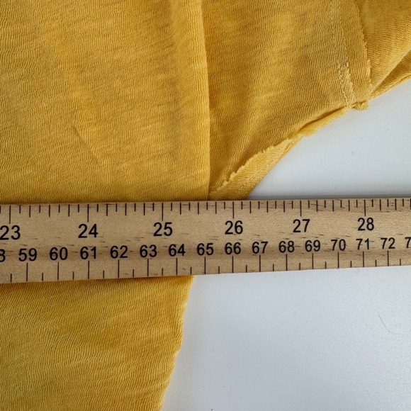 Free People We The Free Oversized Slub Knit Top Yellow XS NWT - Picture 4 of 4